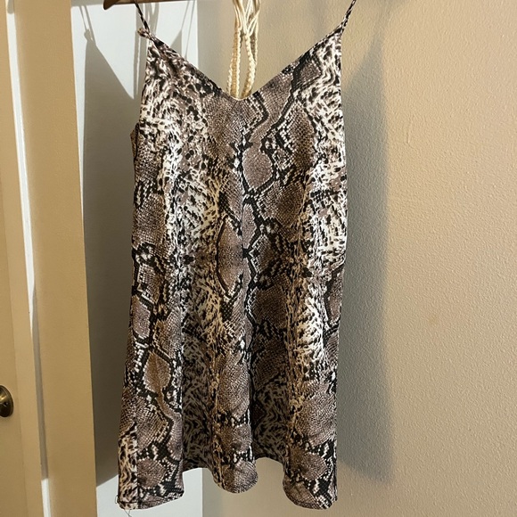 SheIn Snake Print Dress - Picture 1 of 3